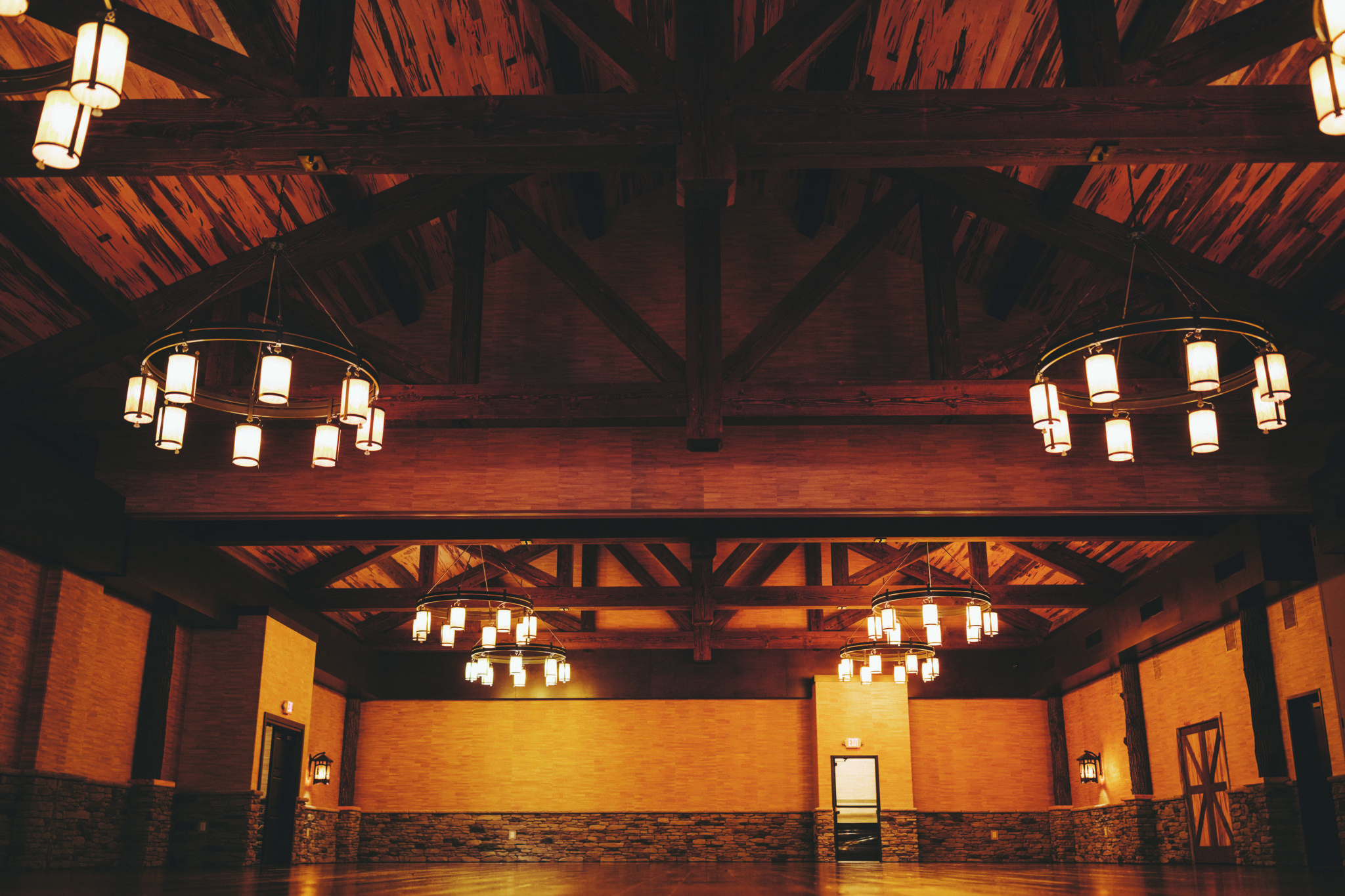 The Barn rustic ceiling beams